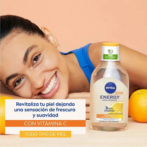 Agua micelar Nivea Energy Vitamina C 400ml