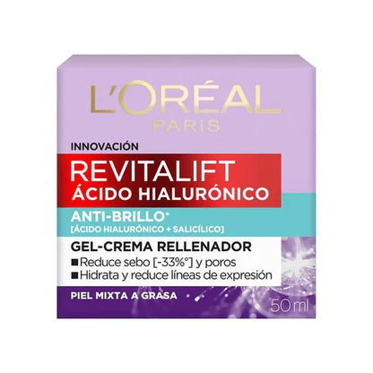 Crema Gel oil Control Revitalift con ácido hialurónico 50ml