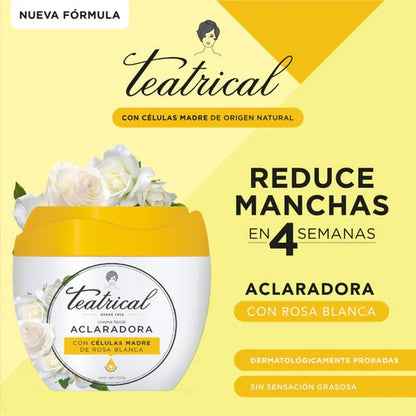 Crema facial Teatrical células Madre Aclaradora 100ml