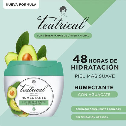 Crema facial Teatrical células Madre Humectante 200ml