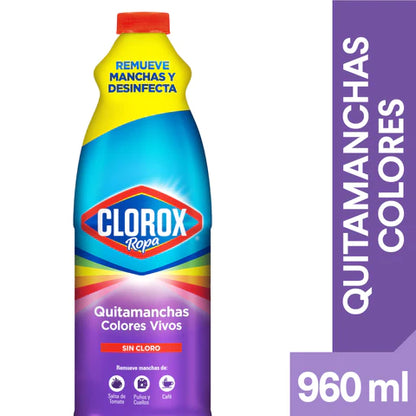 Quitamanchas Clorox Ropa Color 960ml