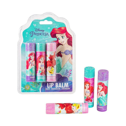 Set Bálsamo Labial 3 x Sirenita Ariel (1 unidad)