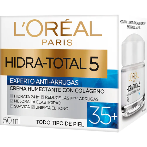 Crema Loreal Hidratotal 5 Antiarrugas +35 50ml