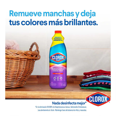 Quitamanchas Clorox Ropa Color 960ml