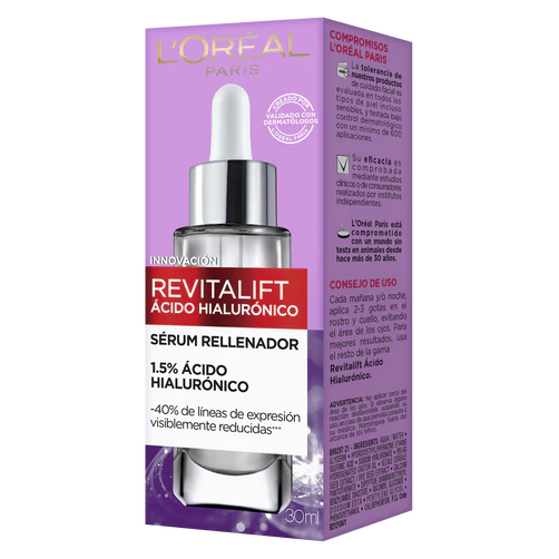 Set Dermo Expertise L'Oréal Paris Tratamiento Revitalift Hialuronico Día +Serum