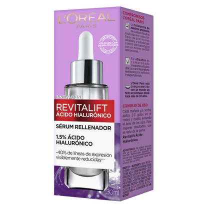 Set Dermo Expertise L'Oréal Paris Tratamiento Revitalift Hialuronico Día +Serum