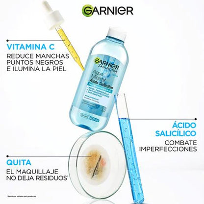 Agua Micelar Garnier Anti-Imperfecciones Express Aclara 400 ml