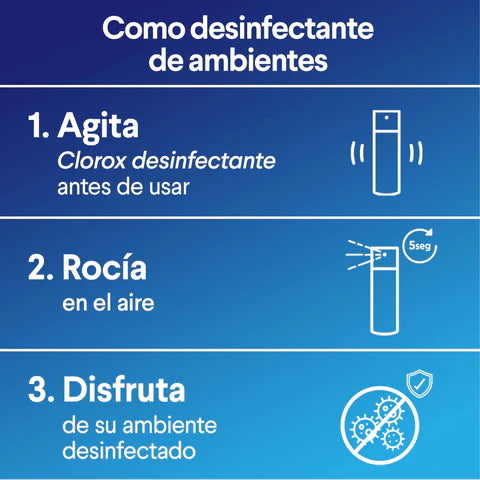 Desinfectante Aerosol Clorox Expert Original 252g