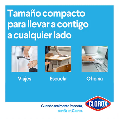 Toallitas Desinfectantes Clorox Expert Fresco flowpack 30 un