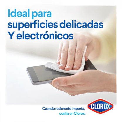 Toallitas Desinfectantes Clorox Expert Fresco flowpack 30 un