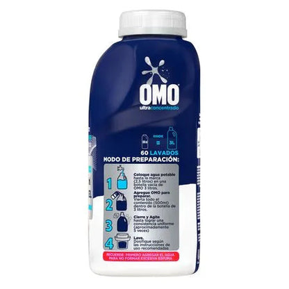 Detergente Líquido Omo Ultra Power Diluible 500 ml