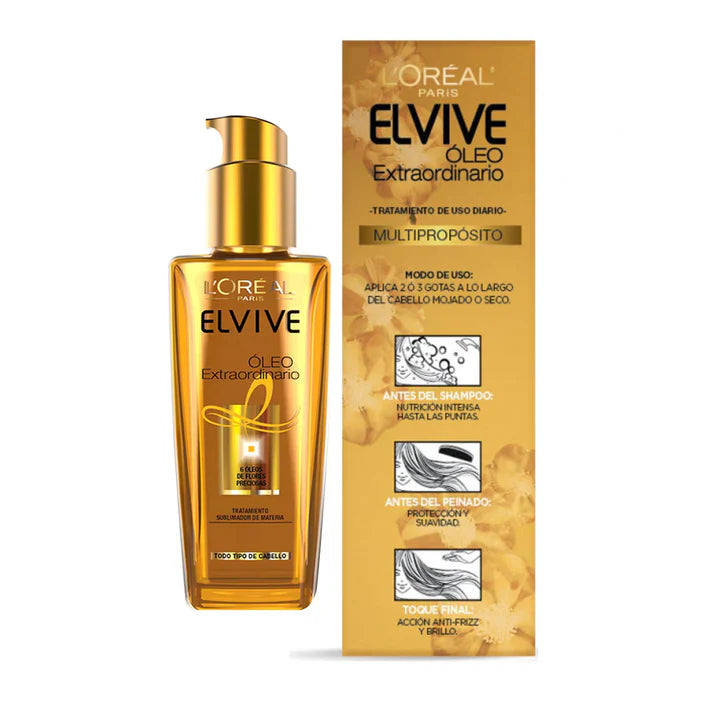 Pack x 3 Blister reforzado Oleo extraordinario Universal Elvive 100ml