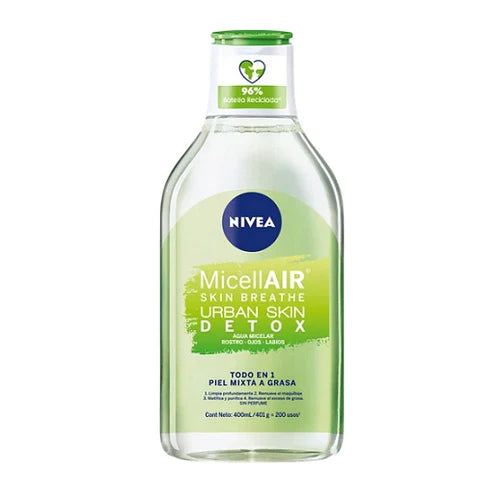 Agua micelar Nivea MicellAIR piel mixta a grasa 400ml