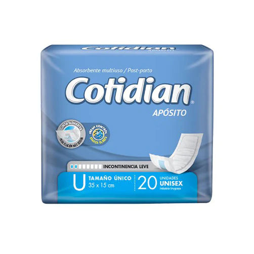 Pack x12 Apósitos Cotidian unisex tamaño único 20 unds