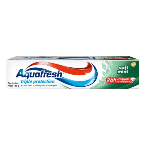 Pack x 3 Pasta dental Aquafresh Soft Mint 158gr