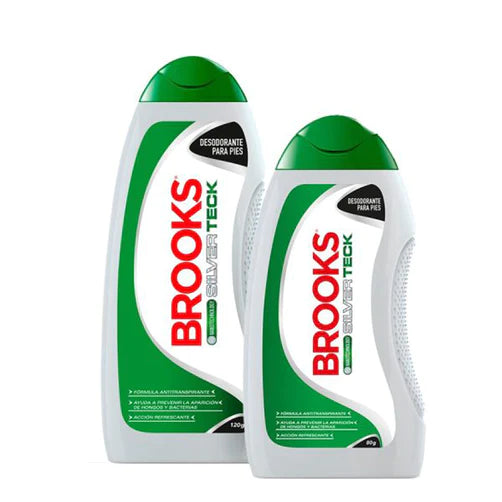 Talco Para Pies Brooks Pack 120gr+ 80gr