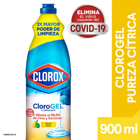 Clorogel Clorox Pureza Citrica 900ml