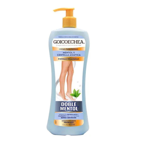 Crema piernas Goicoechea Doble Mentol 400ml