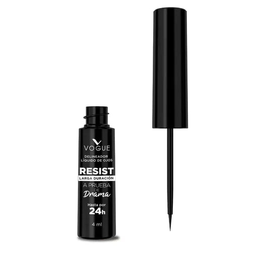 Delineador de Ojos Resist Vogue Liquido Negro 4ml