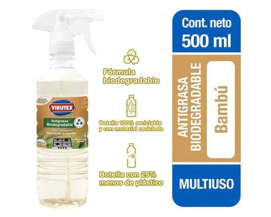 Desengrasante Virutex Fragancia Bambú 500ml