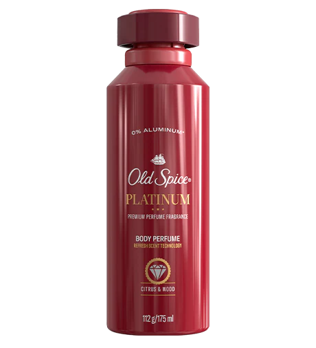 Desodorante Body spray Old Spice Platinum 175ml