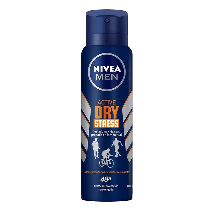 Desodorante spray Nivea Men Dry Stress 150ml