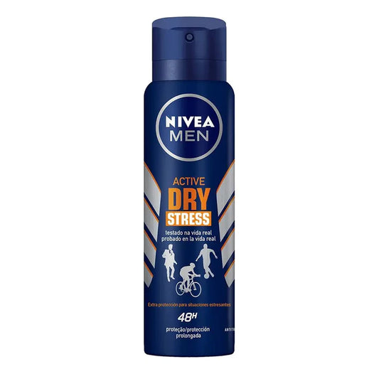 Desodorante spray Nivea Men Dry Stress 150ml