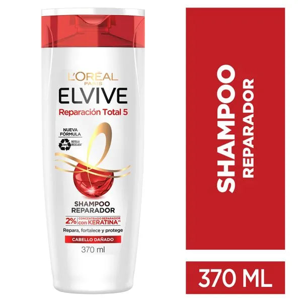 Shampoo Elvive Reparación Total 5 370ml