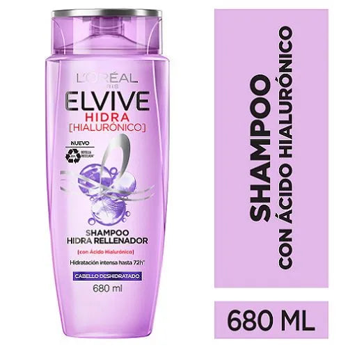 Shampoo Elvive Hialurónico 680ml