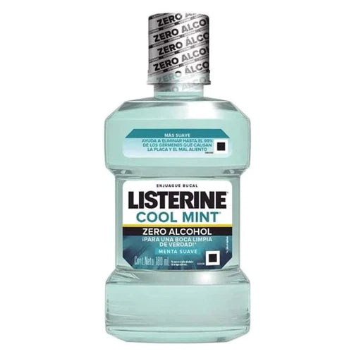 Pack x 3 Enjuague bucal Listerine Cool Mint Zero Alcohol 180ml