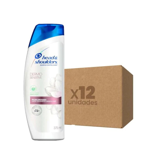 Caja 12 unidades Shampoo Head & Shoulders sensitive 375ml