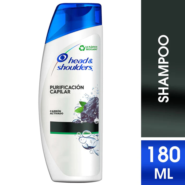 Pack x 3 Shampoo Head & Shoulders Carbon 180ml