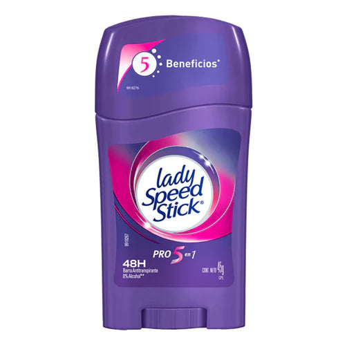 Desodorante barra Lady Speed Stick Pro 5 en 1 50gr