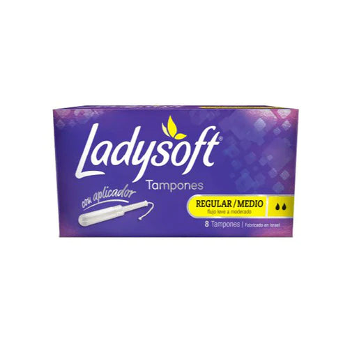 Pack x 3 Tampones Ladysoft Regular 8 unidades