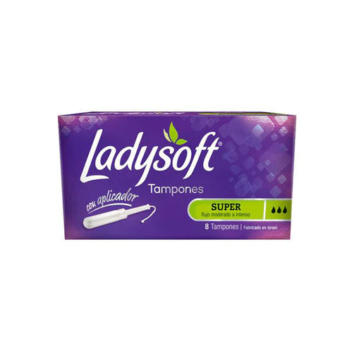 Pack x 3 Tampones Ladysoft Super 8 unidades