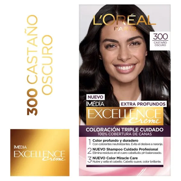 Excellence L’Oréal 300 Castaño Oscuro