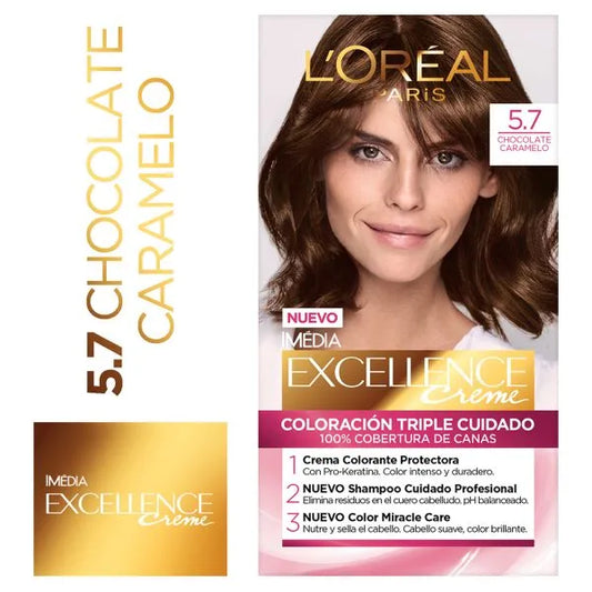 Excellence L’Oréal 5.7 Chocolate Caramelo