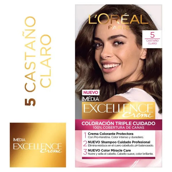 Excellence L’Oréal 5 Castaño Claro