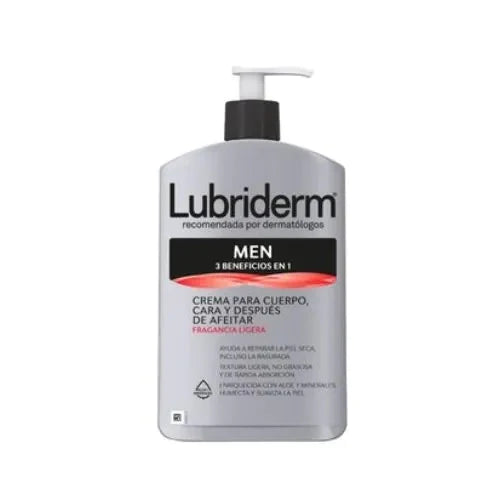 Crema Lubriderm men 3en1 400ml