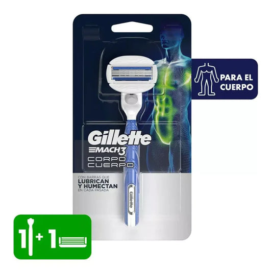 Máquina recargable Gillette Mach3 Cuerpo