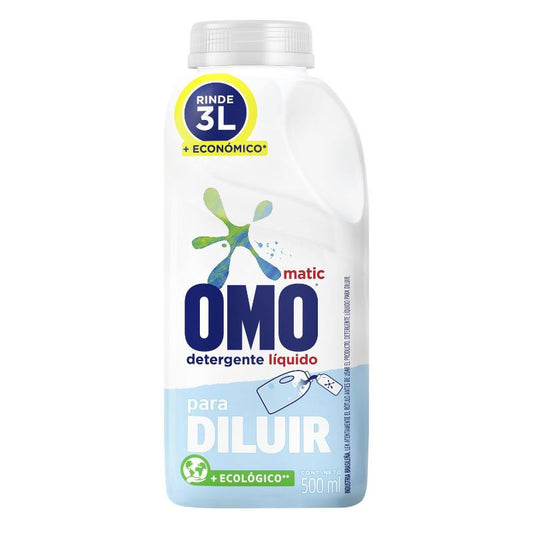 Detergente líquido Omo para diluir 500ml