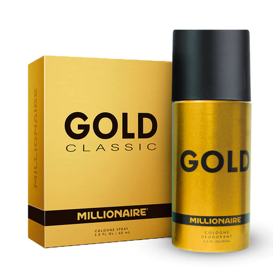 Estuche Millionaire colonia Gold 60ml + desodorante 150ml