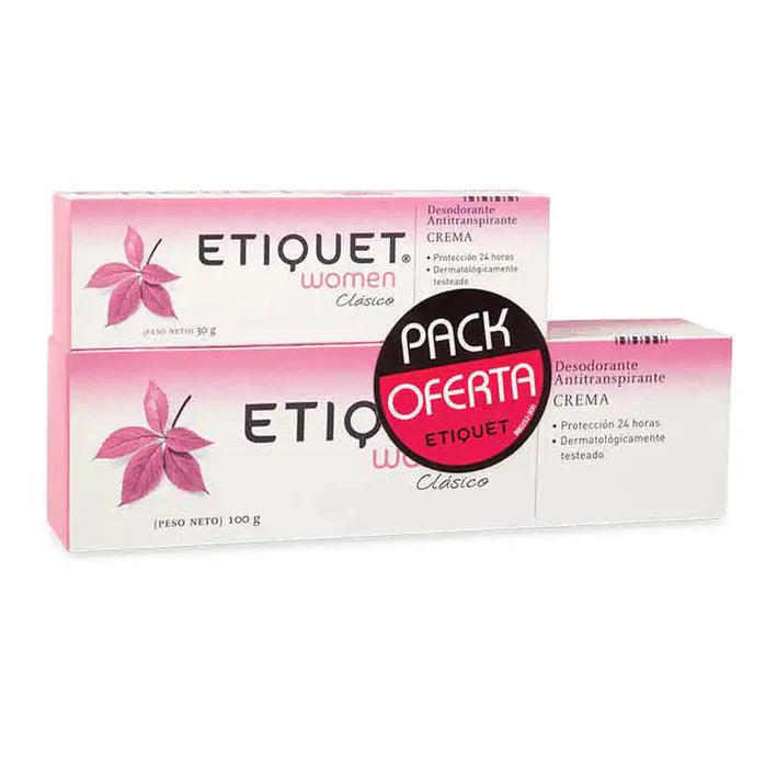 Pack Etiquet Crema Women 100gr + 30gr