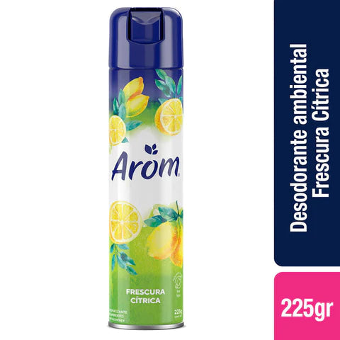 Pack x 3 Aromatizante spray Arom Frescura Citrica 225gr