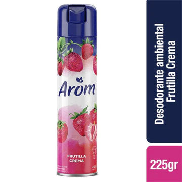 Pack x 3 Aromatizante spray Arom Frutilla Crema 225gr