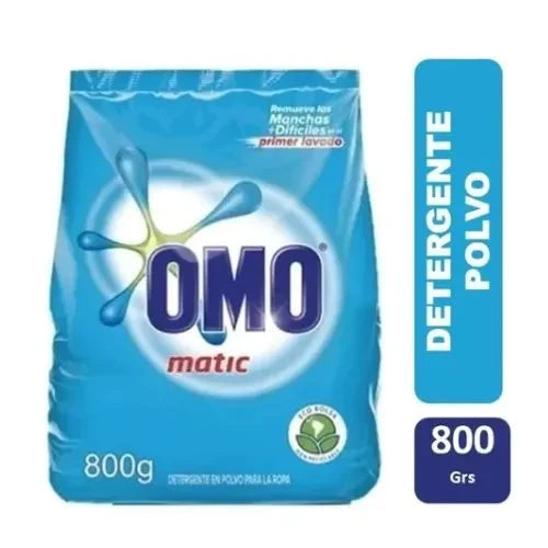 Pack x 3 Detergente polvo Omo Matic 800gr