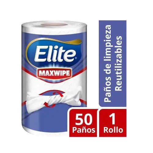 Pack x 3 Paños de limpieza reutilizables Elite Maxwipe