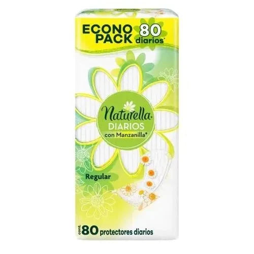 Pack x 3 Protectores diarios Naturella 80 unidades