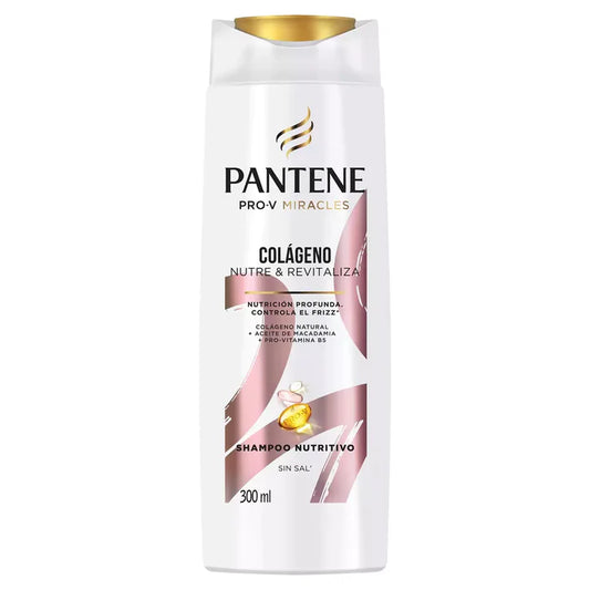 Pack x 3 Shampoo Pantene Colageno 300ml