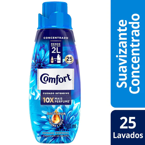 Pack x 3 Suavizante Comfort Cuidado Intensivo essencial 500ml